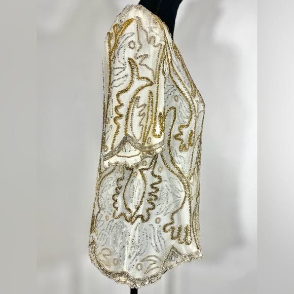 Vintage Sequins Top - Picture 3 of 6